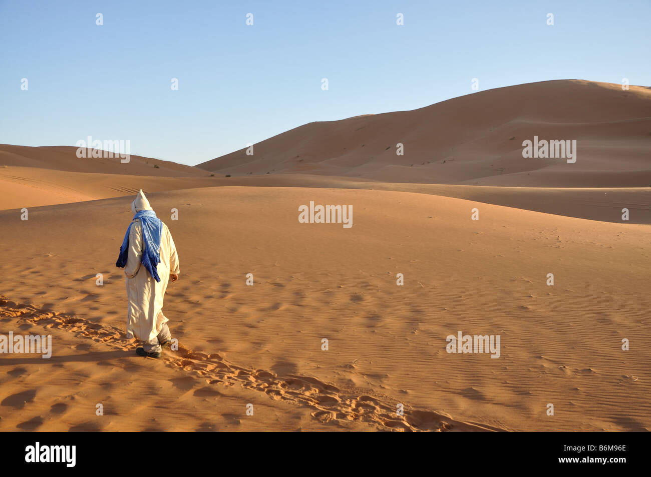 Bedouin in the Sahara desert, Morocco Africa Stock Photo Alamy