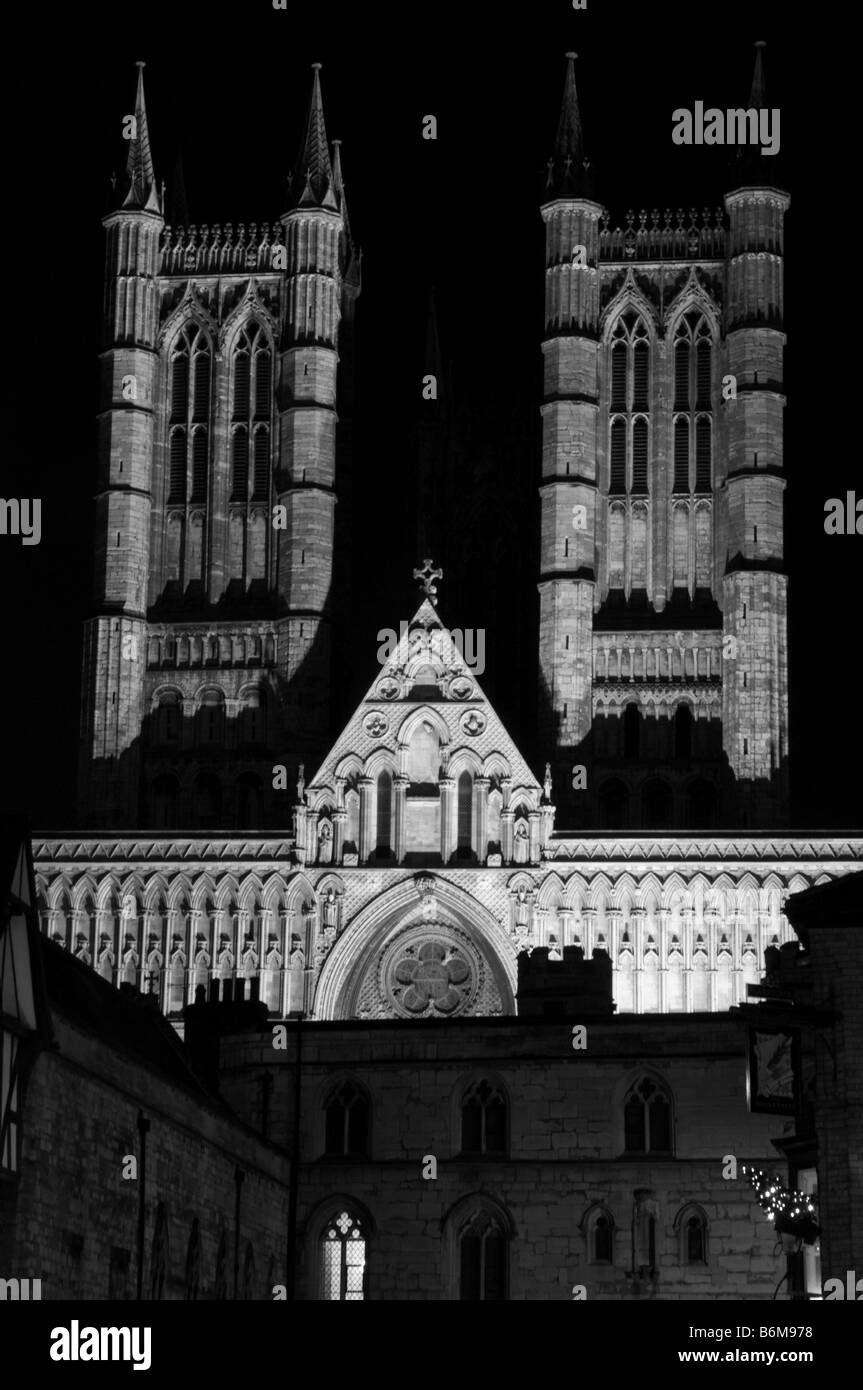 Lincoln cathedral Black and White Stock Photos & Images - Alamy