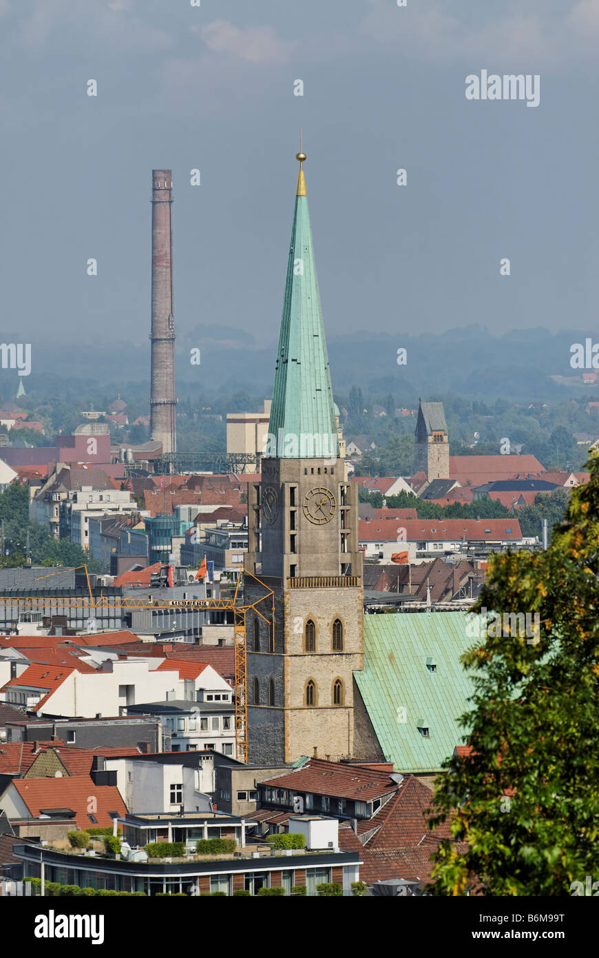 Nikolaikirche Nikolai church in Bielefeld city Germany Stock Photo