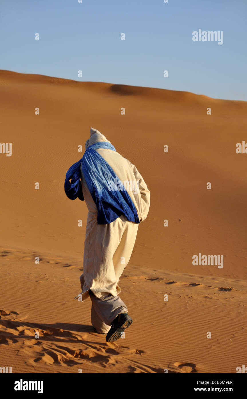 Bedouin in the Sahara desert, Morocco Africa Stock Photo Alamy
