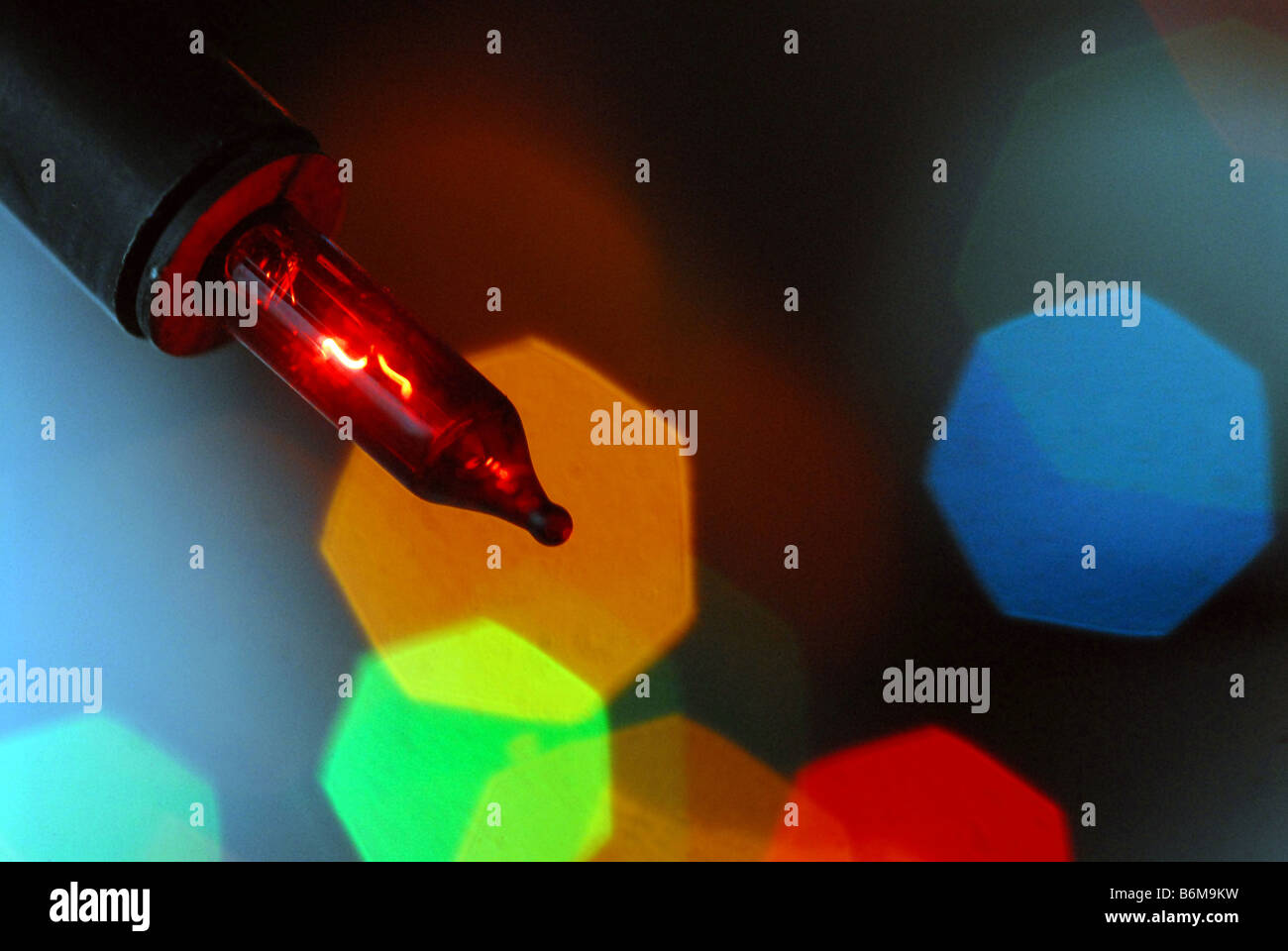 Christmas Lights Close Up Stock Photo Alamy