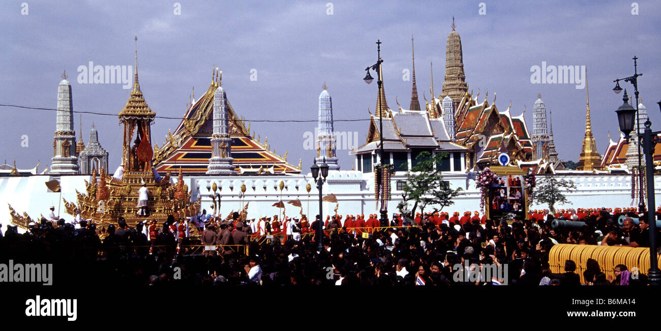 Cremation Ceremony For Thai Princess Galyani Vadhana , Bangkok , Thailand Stock Photo