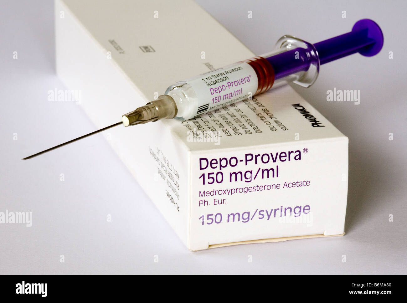 Depo Provera injectable contraceptive female contraception, UK Stock Photo  - Alamy
