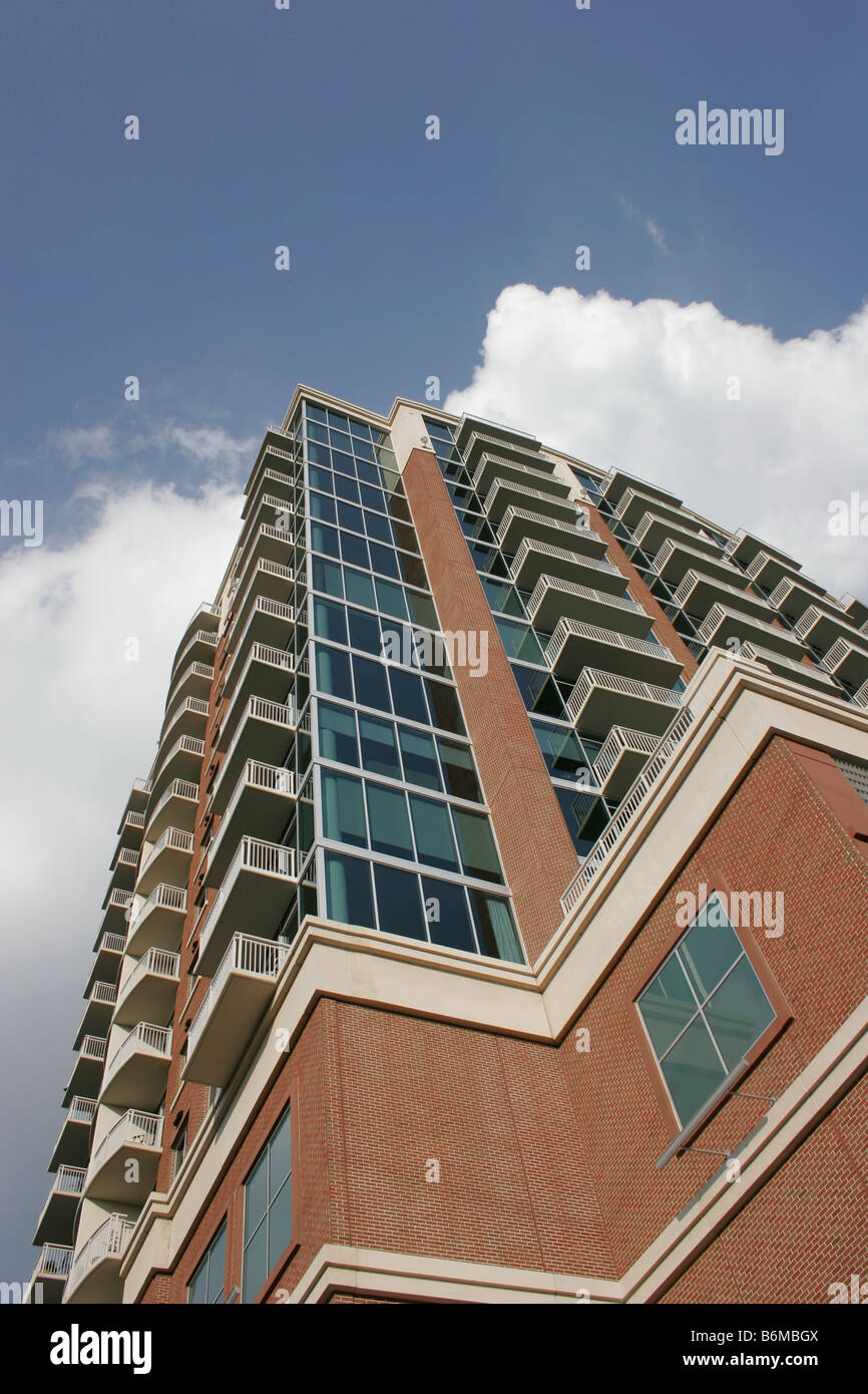 High rise apartment complex Stock Photo Alamy