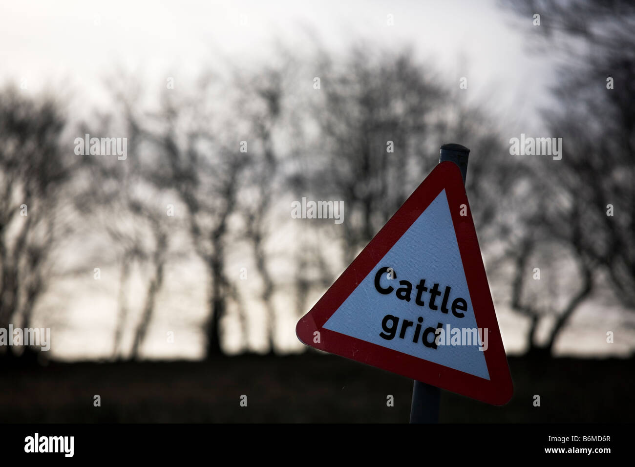 Cattle grid sign hi-res stock photography and images - Alamy