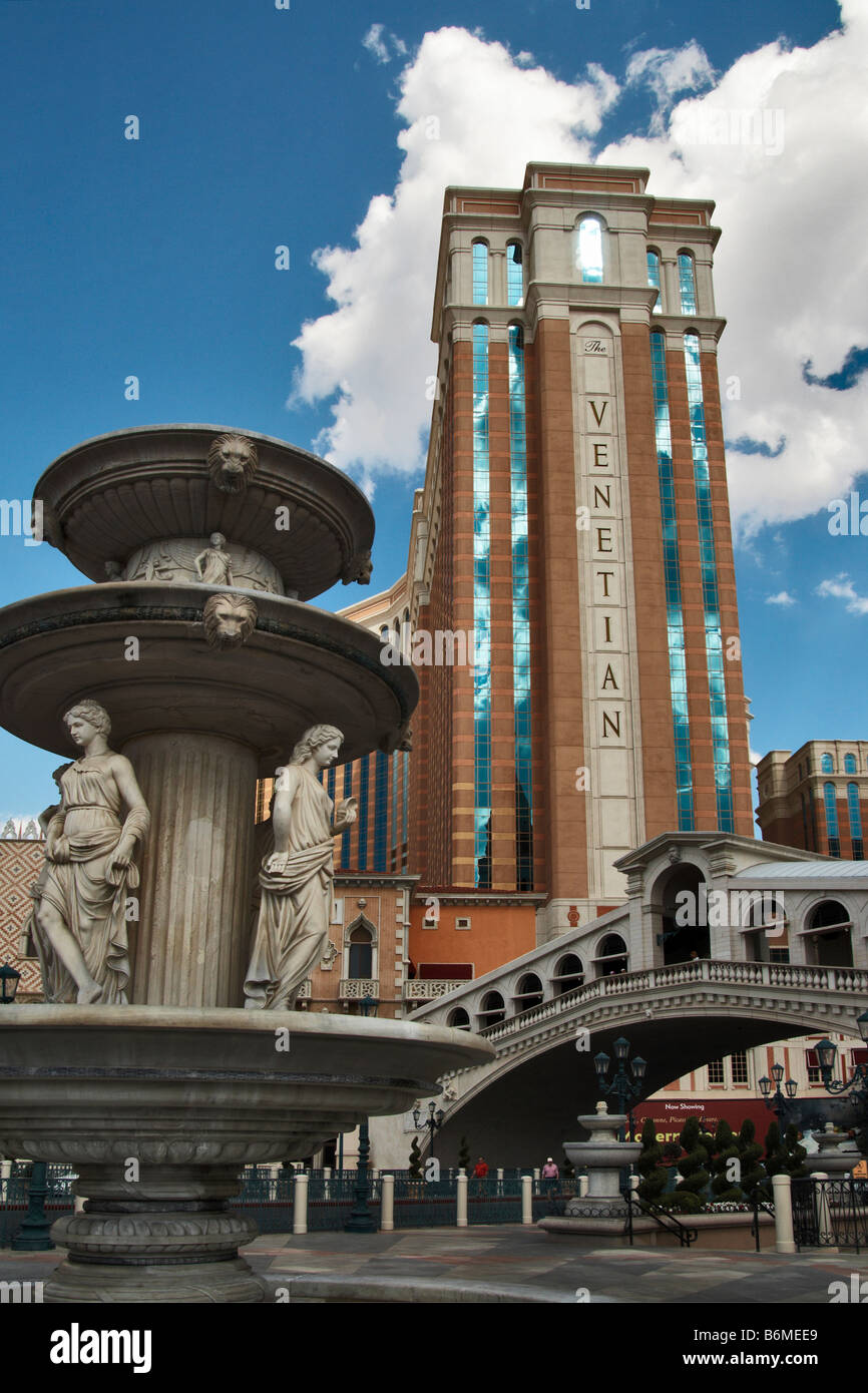 Landmark hotel in Las Vegas Stock Photo