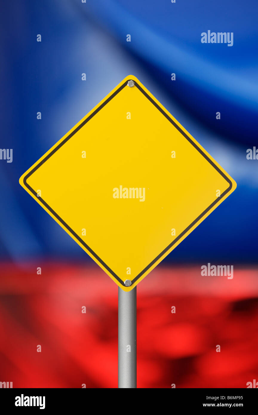 blank warning sign Stock Photo - Alamy