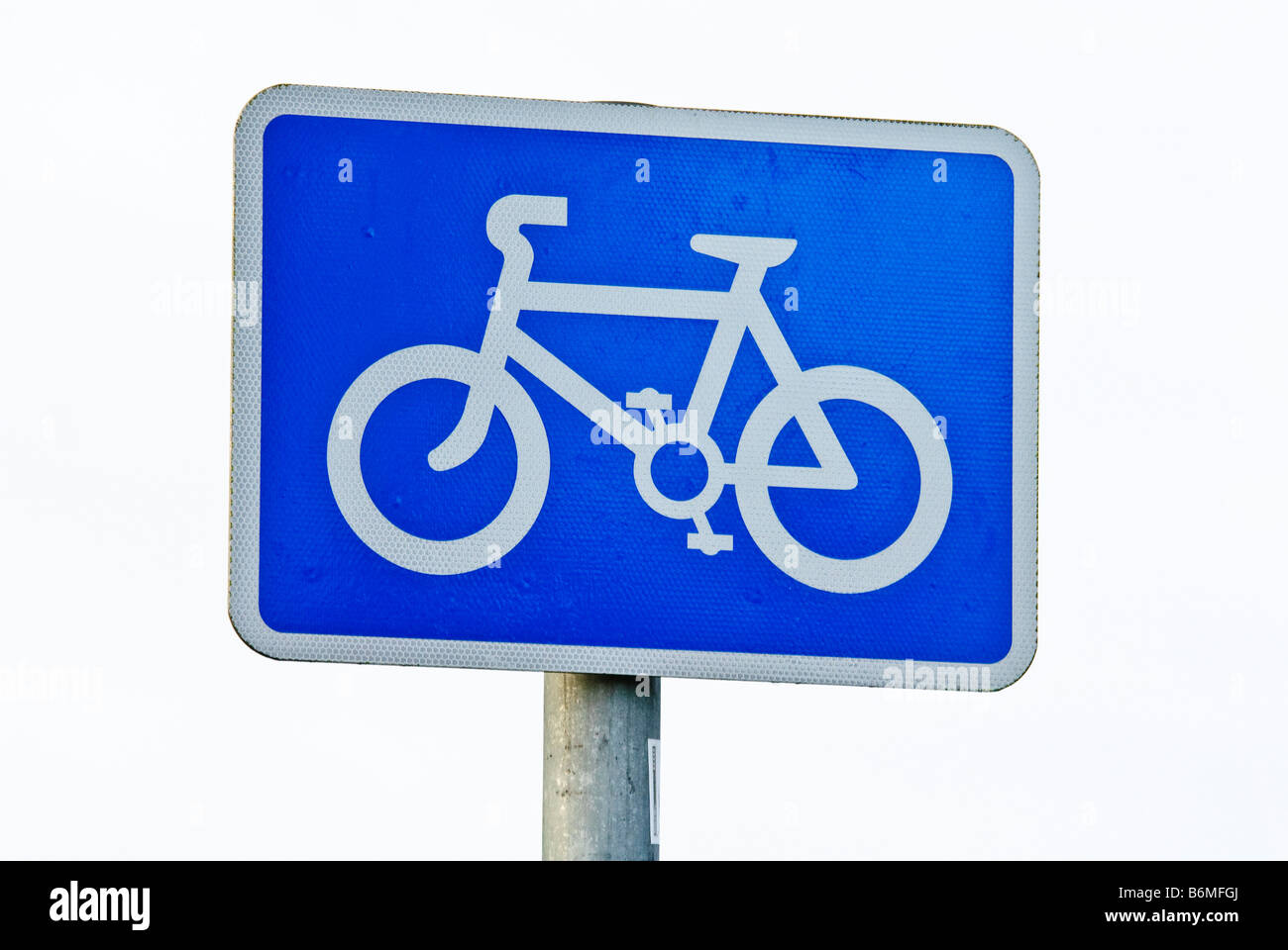 No cycling road sign Stock Photo Alamy