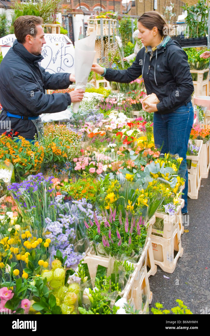 Flower Seller In London High Resolution Stock Photography and Images