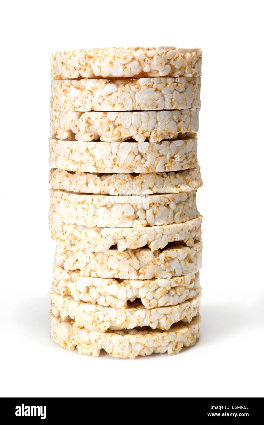Stack Of Puffed Whole Grain Rice Cake Puffed Rice Rice, 50 OFF