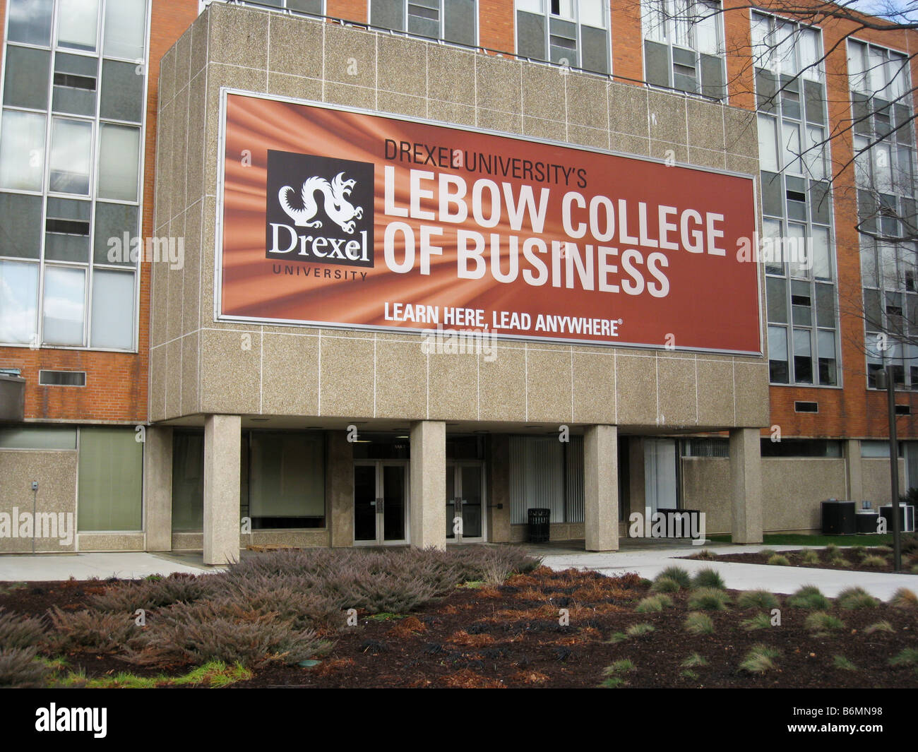 Lebow College of Business Drexel University Market Street Philadelphia Pennsylvania USA Stock Photo