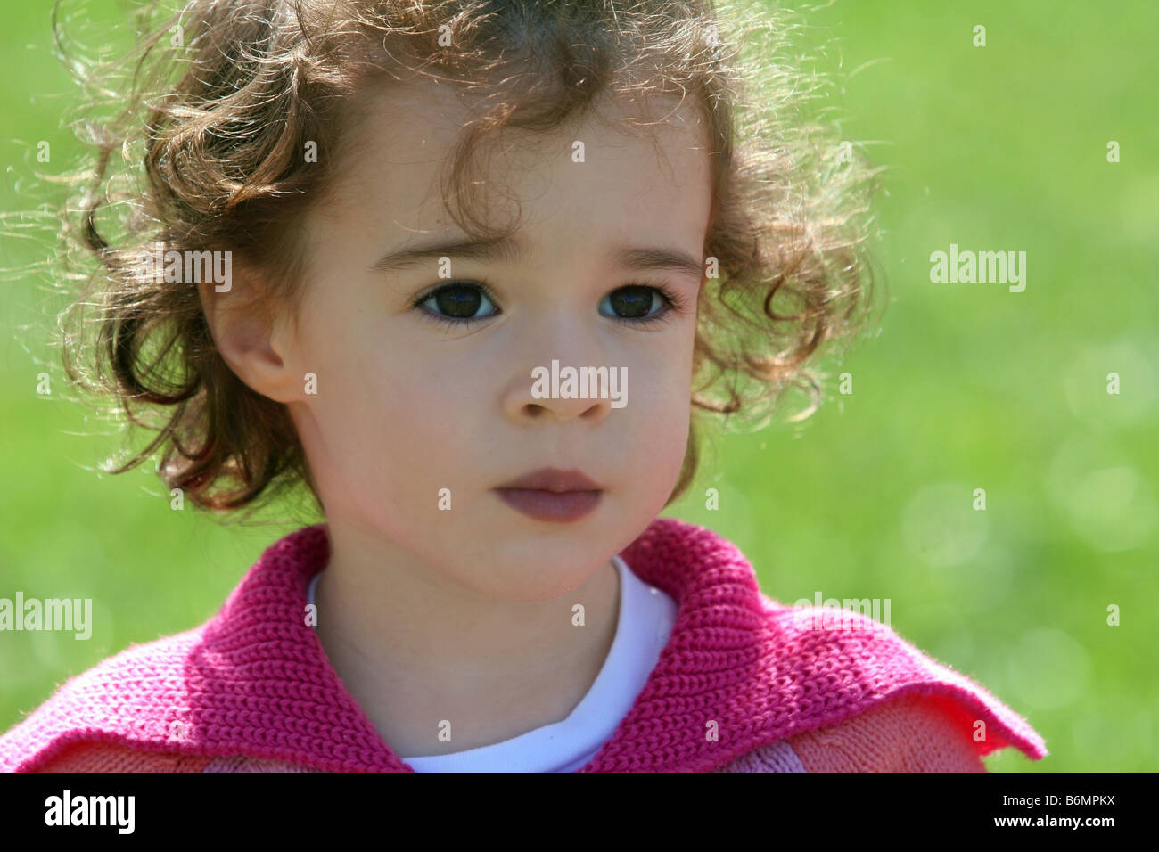 a-portrait-of-a-4-year-old-cute-little-girl-stock-photo-alamy