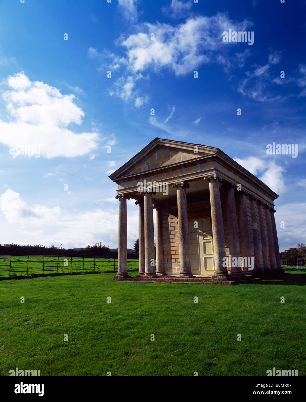 The Temple of Harmony at Goathurst near Bridgwater, Somerset, England Stock Photo