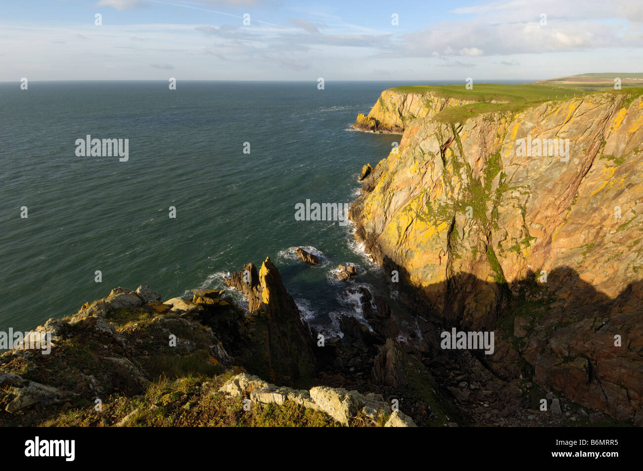 Mull of Galloway, Scotlands most southerly point, Rhins of Galloway, Dumfries & Galloway, Scotland Stock Photo