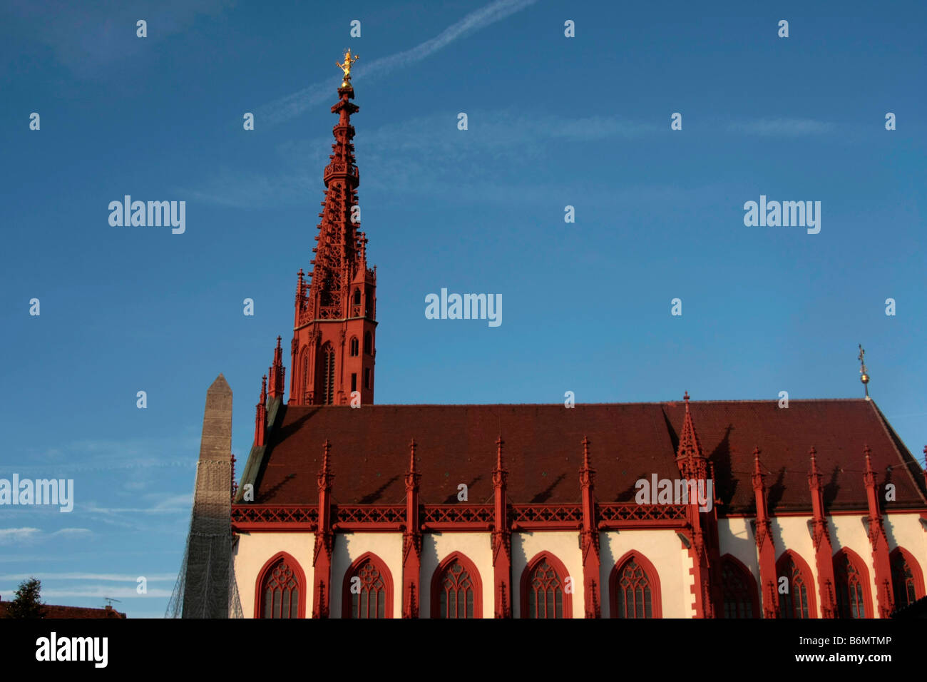 The Church of Our Lady Marienkapelle in Wuerzburg Bavaria Germany Stock Photo