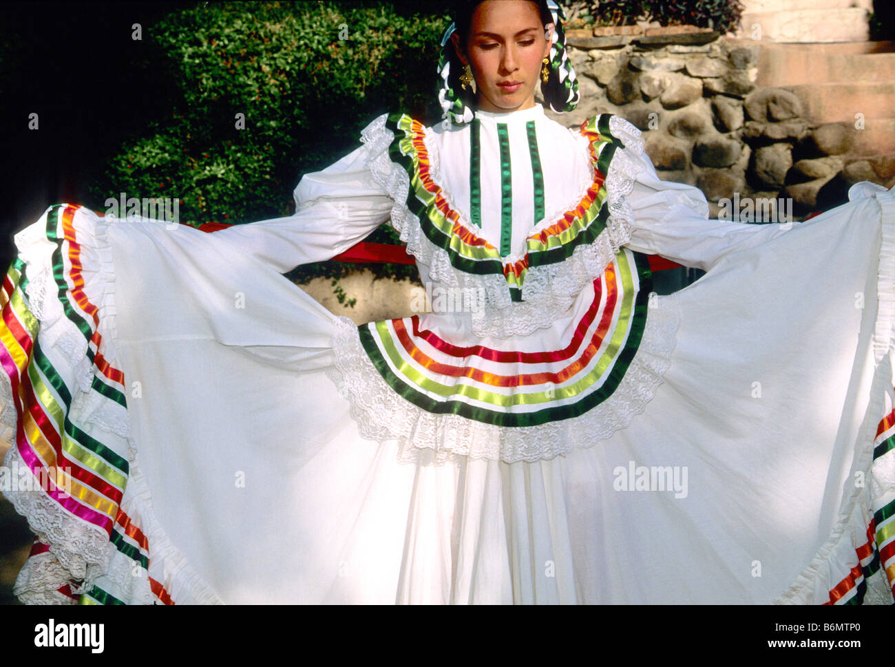 Native top mexican dress