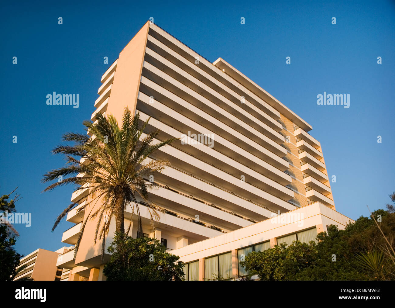 A multi story hotel, Calle de Mallorca Stock Photo
