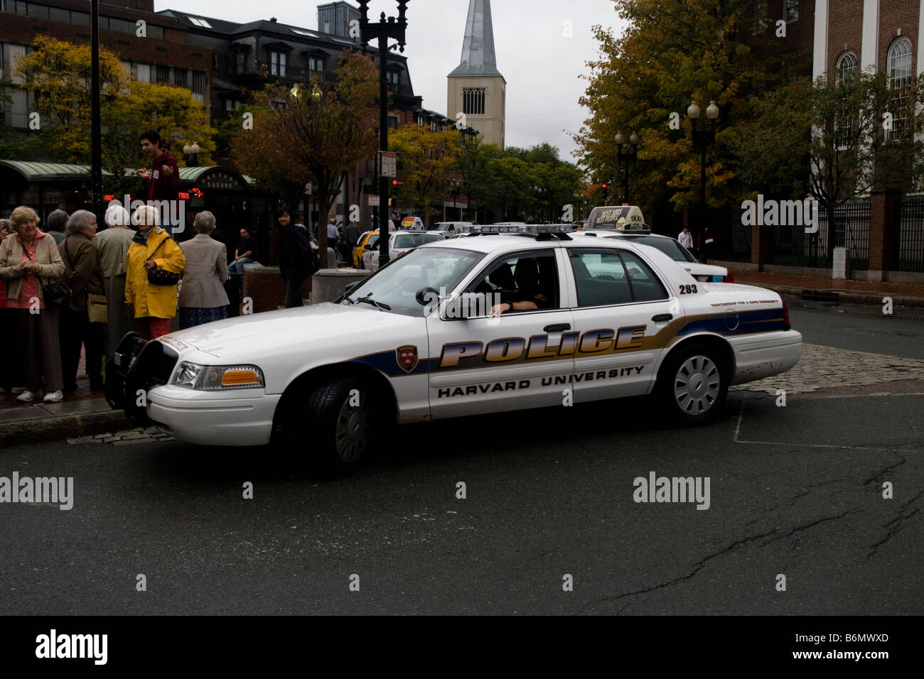 Harvard University Police Department Patrol Car at Harvard Square Cambridge  MA Massachusetts New England USA Stock Photo - Alamy