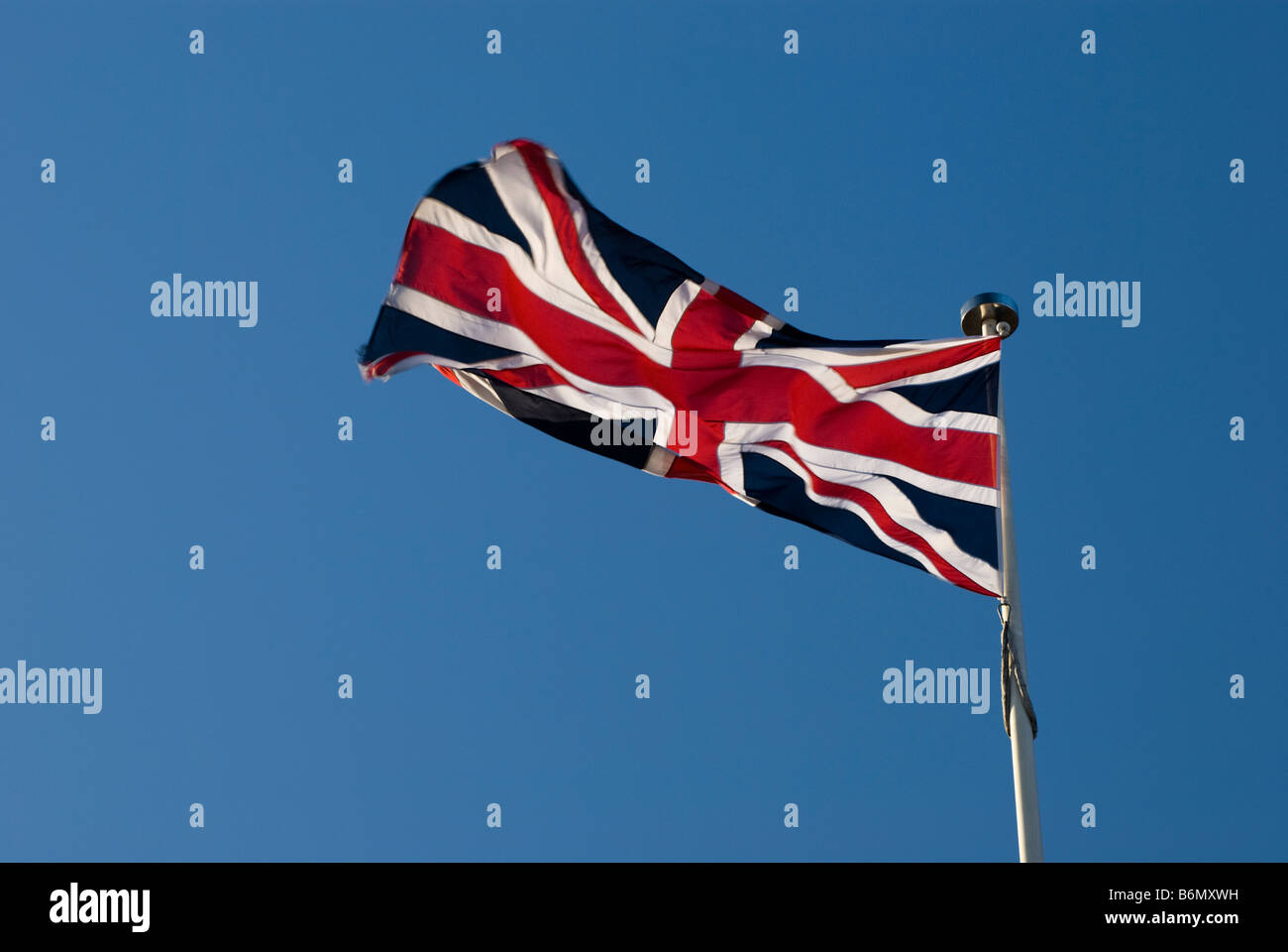 union-jack-flag-and-flag-pole-stock-photo-alamy