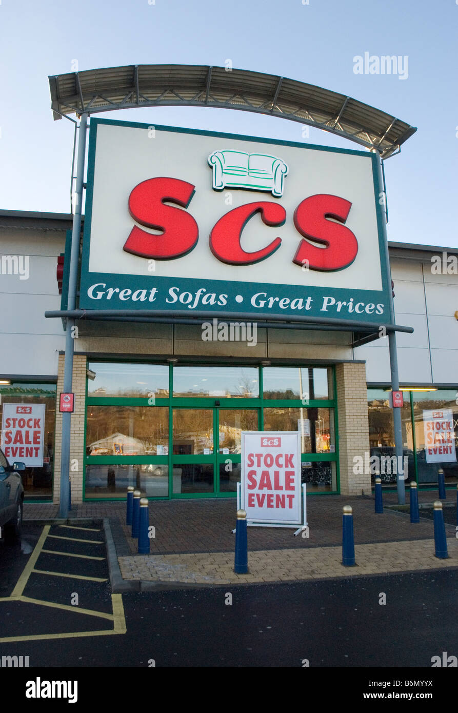 A branch of ScS sofa shop at Foster Square Retail Park Bradford Stock