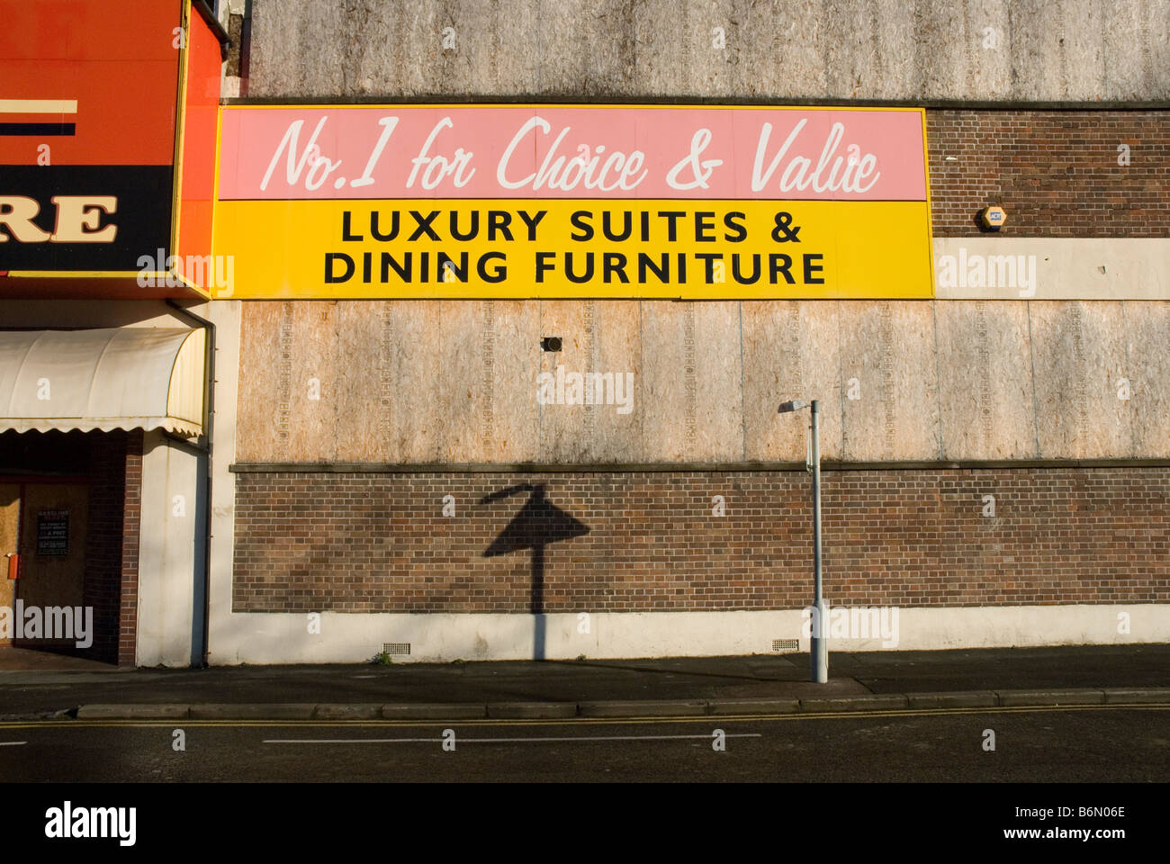 Closed down furniture store, Foster Square Retail Park Bradford Stock