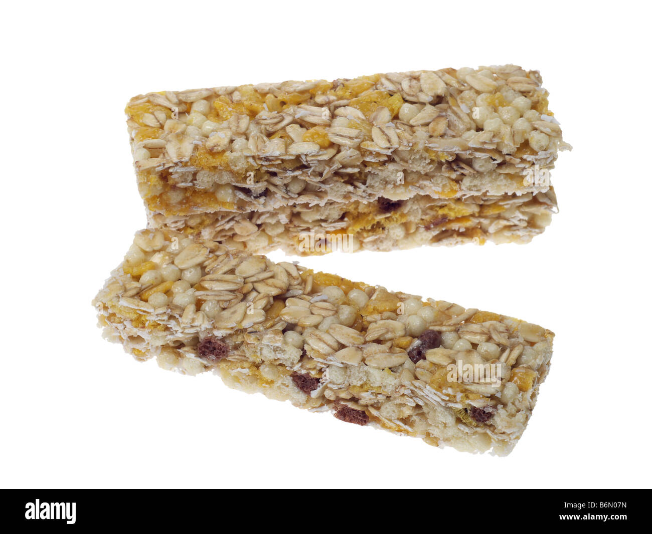 muesli bar isolated on a white background Stock Photo Alamy