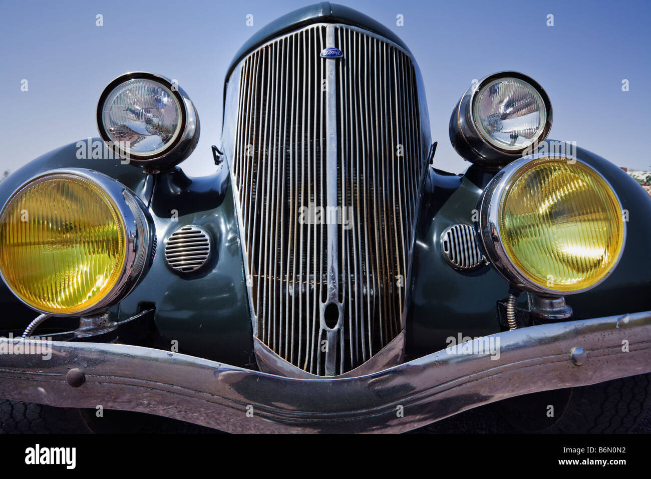 Vintage car, Rajasthan India Stock Photo Alamy