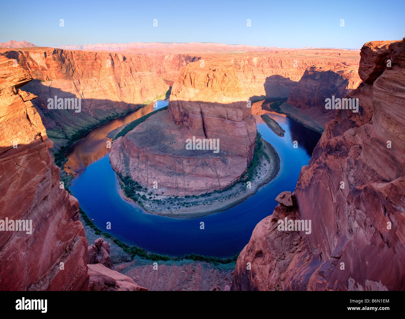 Morning at Horseshoe Bend Stock Photo Alamy