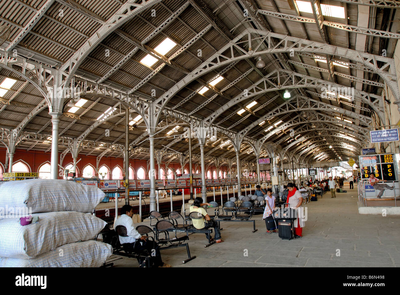 RAILWAY STATION IN EGMORE CHENNAI Stock Photo Alamy