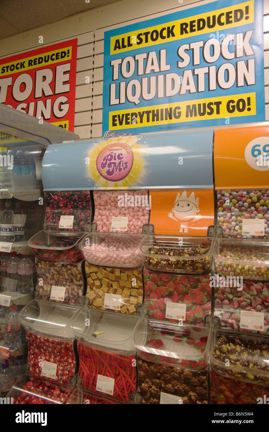 Candyking Pick n Mix Stand Stock Photo - Alamy