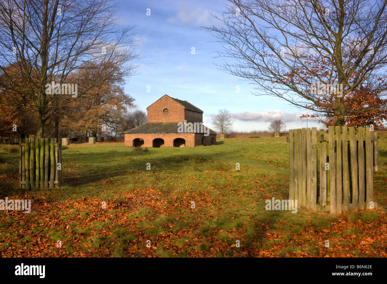 18th century Deer House, Dunham Massey Hall and Park, Altrincham, Cheshire Stock Photo