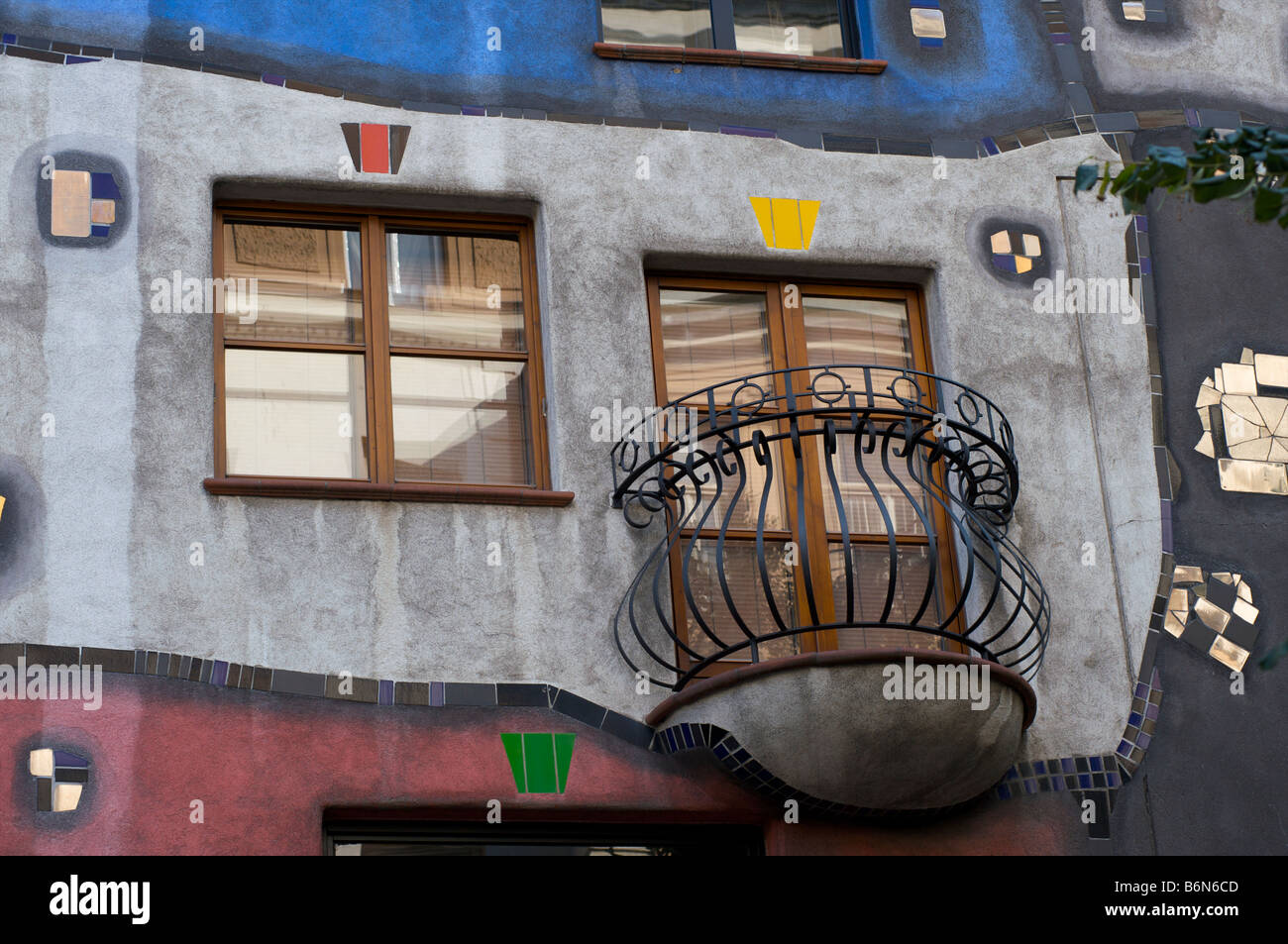 Hundertwasserhaus Vienna Austria Stock Photo
