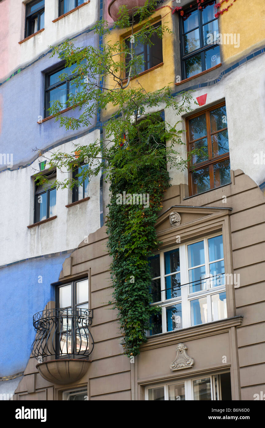 Hundertwasserhaus Vienna Austria Stock Photo