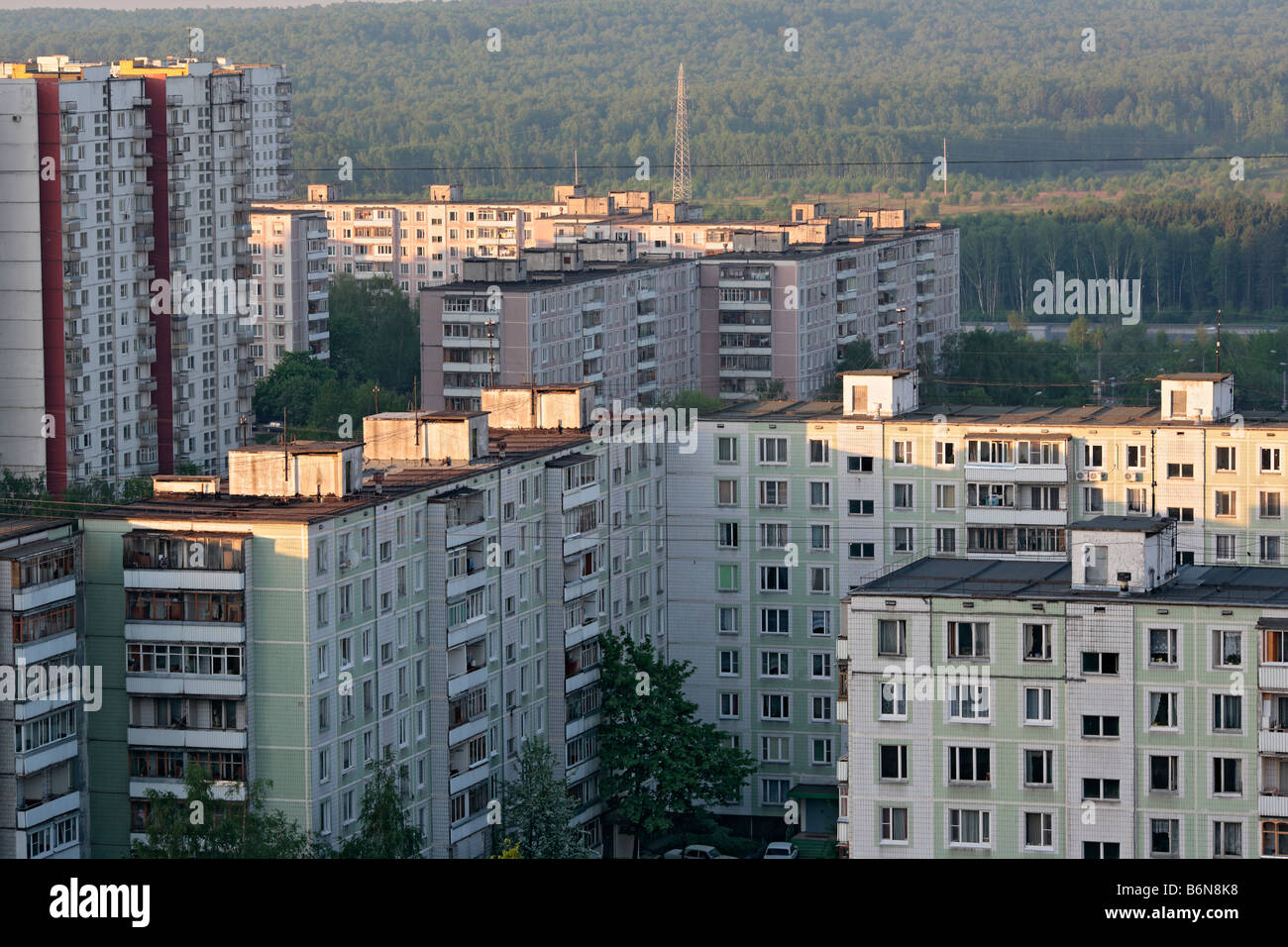 1980s Apartment Buildings, Moscow, Russia Stock Photo - Alamy