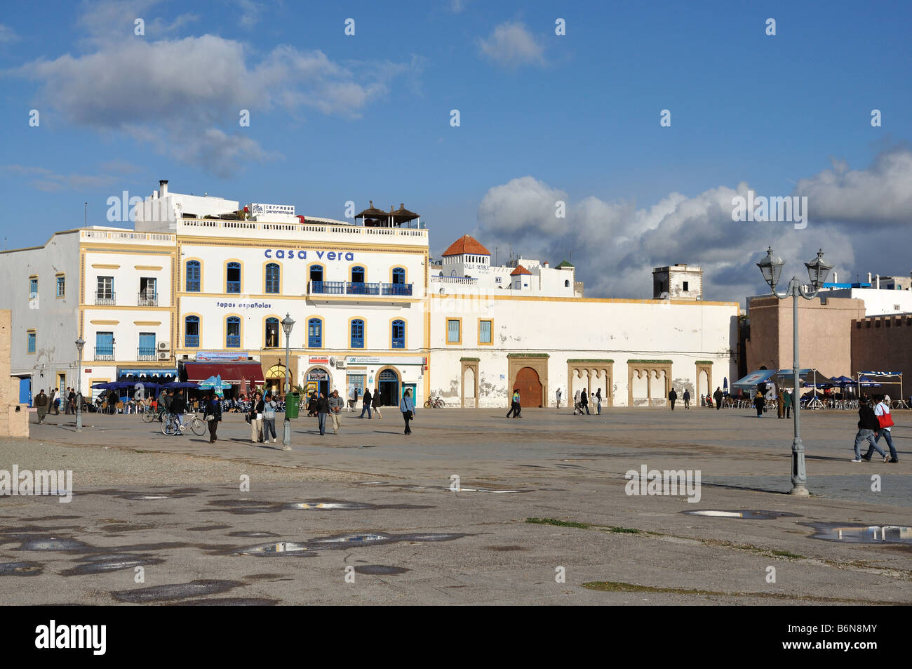 Place Moulay el-Hassan in Essaouria, Morocco Stock Photo