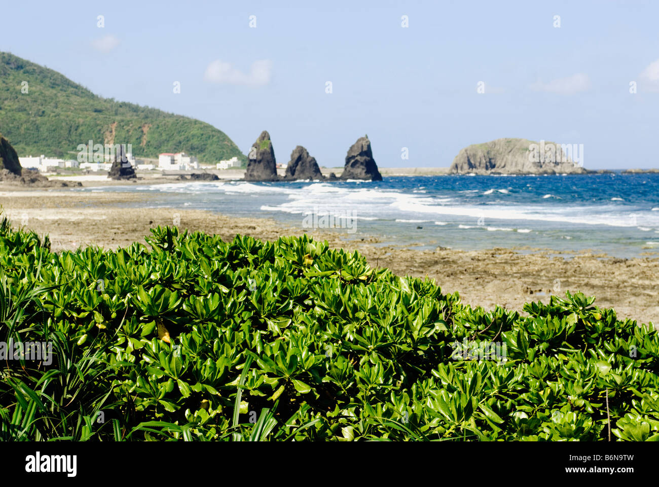Taiwan, Green Island, Pacific Ocean Coast Stock Photo Alamy