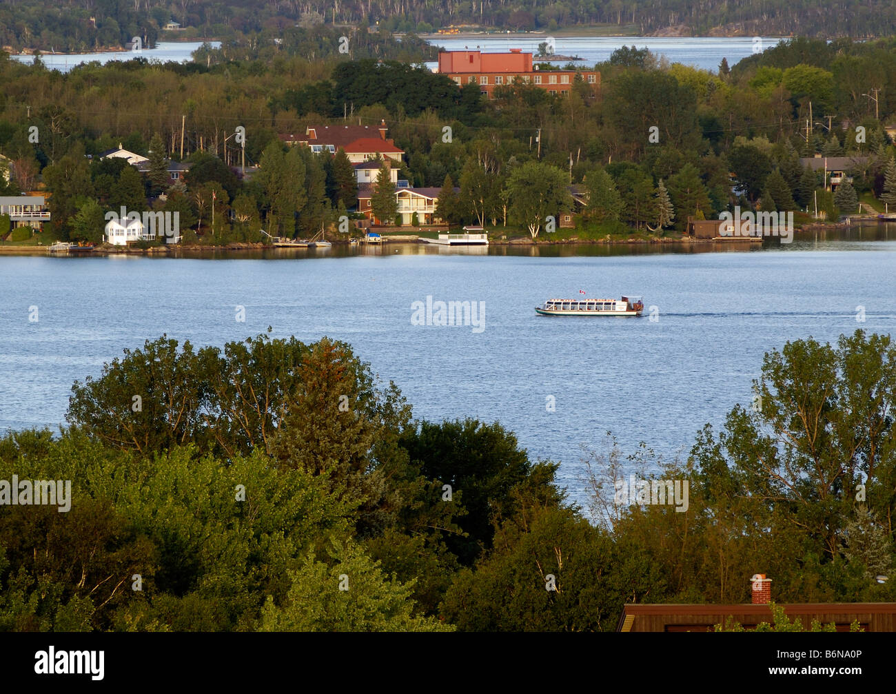 the cruise boat "The Cortina" on Lake Ramsey in Sudbury, Ontario