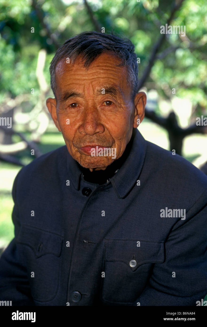 1, one, Chinese people, Chinese man, Chinese, man, adult man, old man, elderly man, Beijing, Beijing Municipality, China, Asia Stock Photo