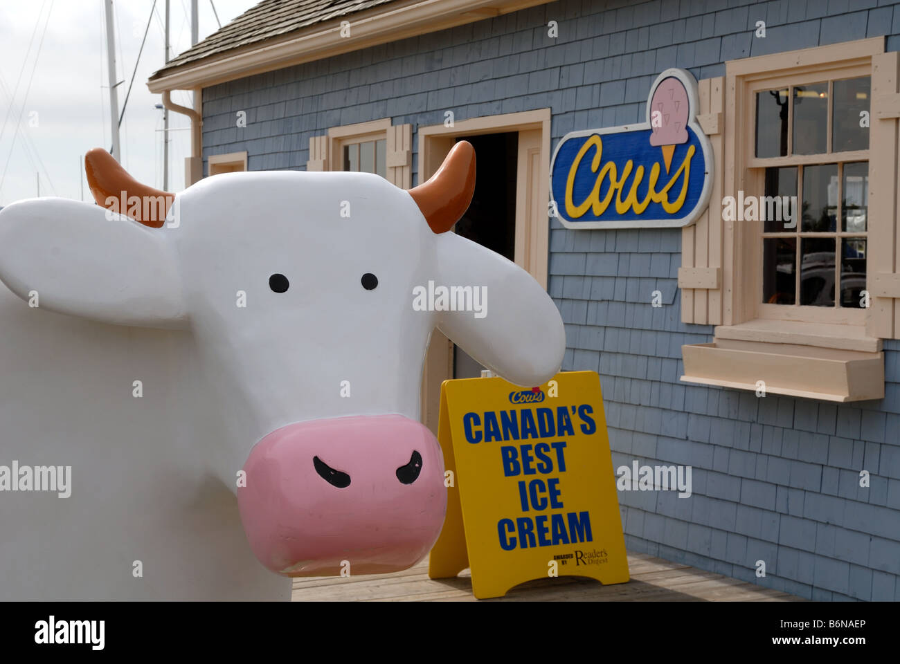 An ice cream shop on the waterfront in Charlottetown, Prince Edward