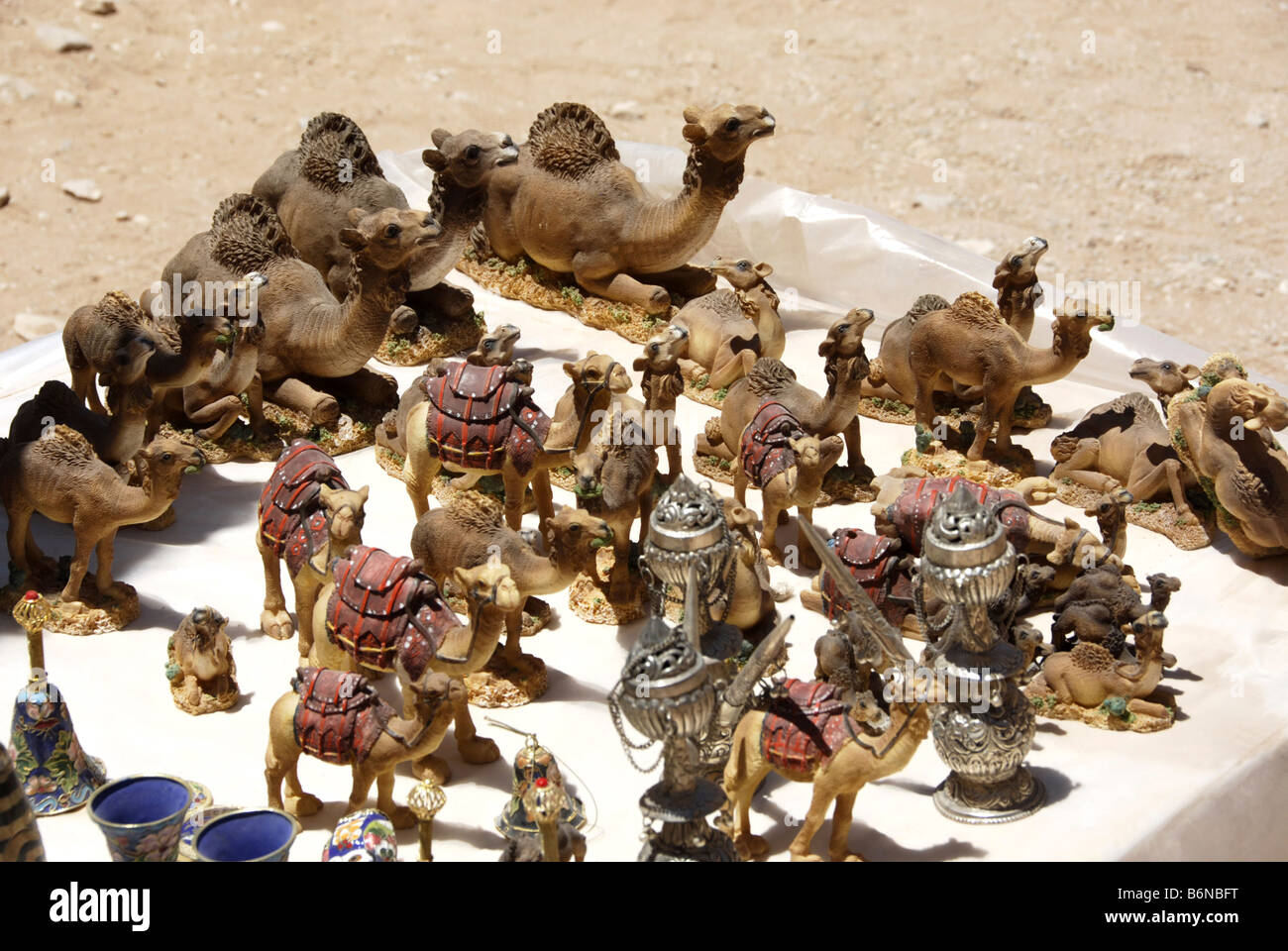 Ceramic souvenirs in Petra, Wadi Musa, Jordan Stock Photo Alamy