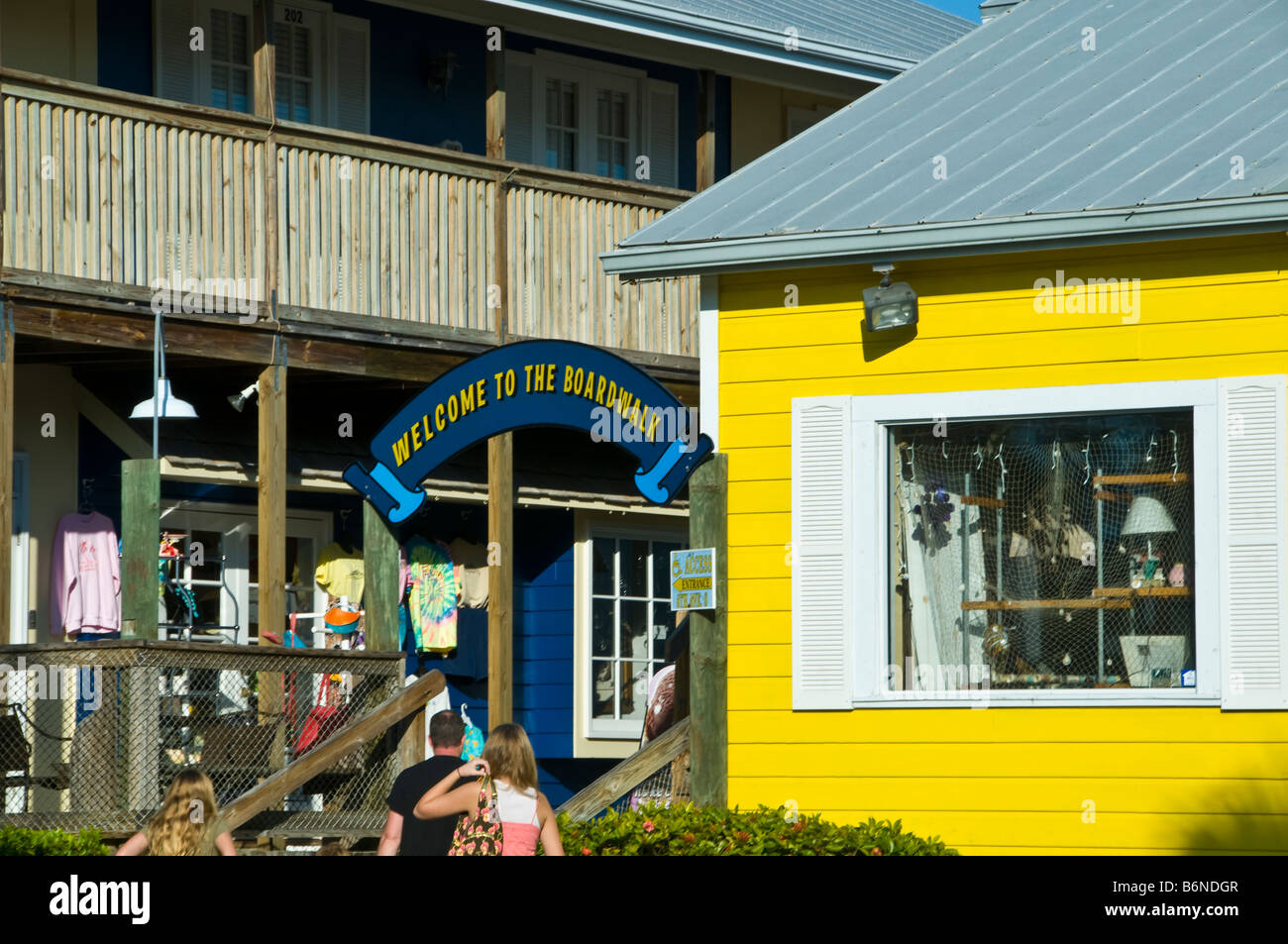The Boardwalk Naples fl shopping 6th Avenue South Stock Photo