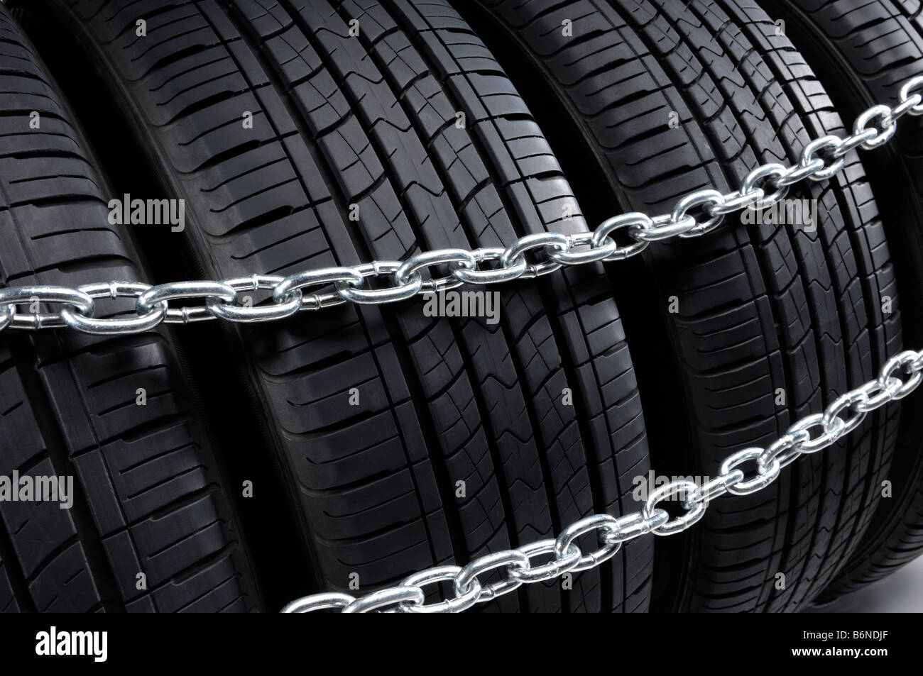 Set of tires Stock Photo Alamy