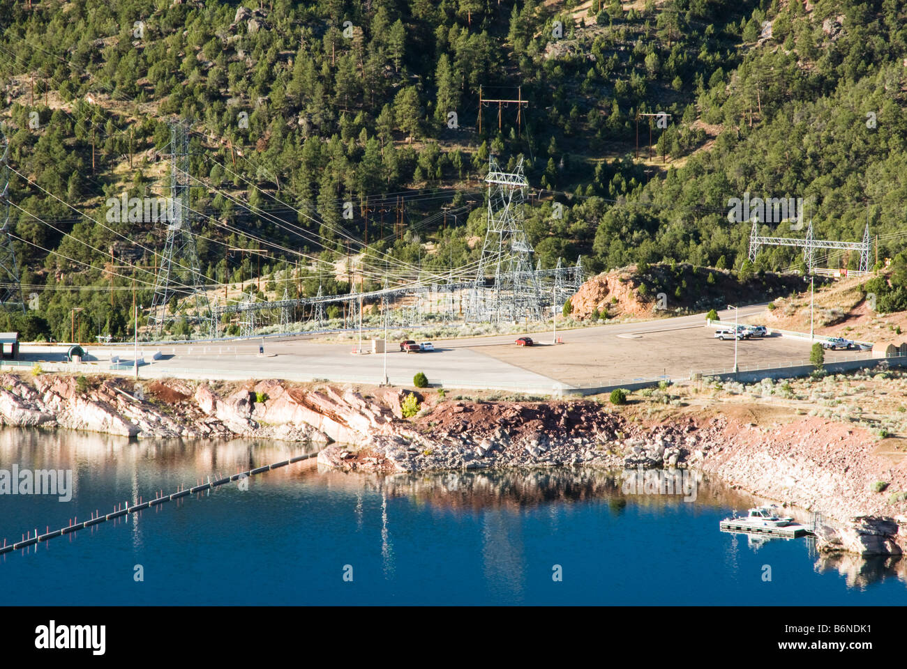 Flaming gorge reservoir national recreation area hi-res stock 