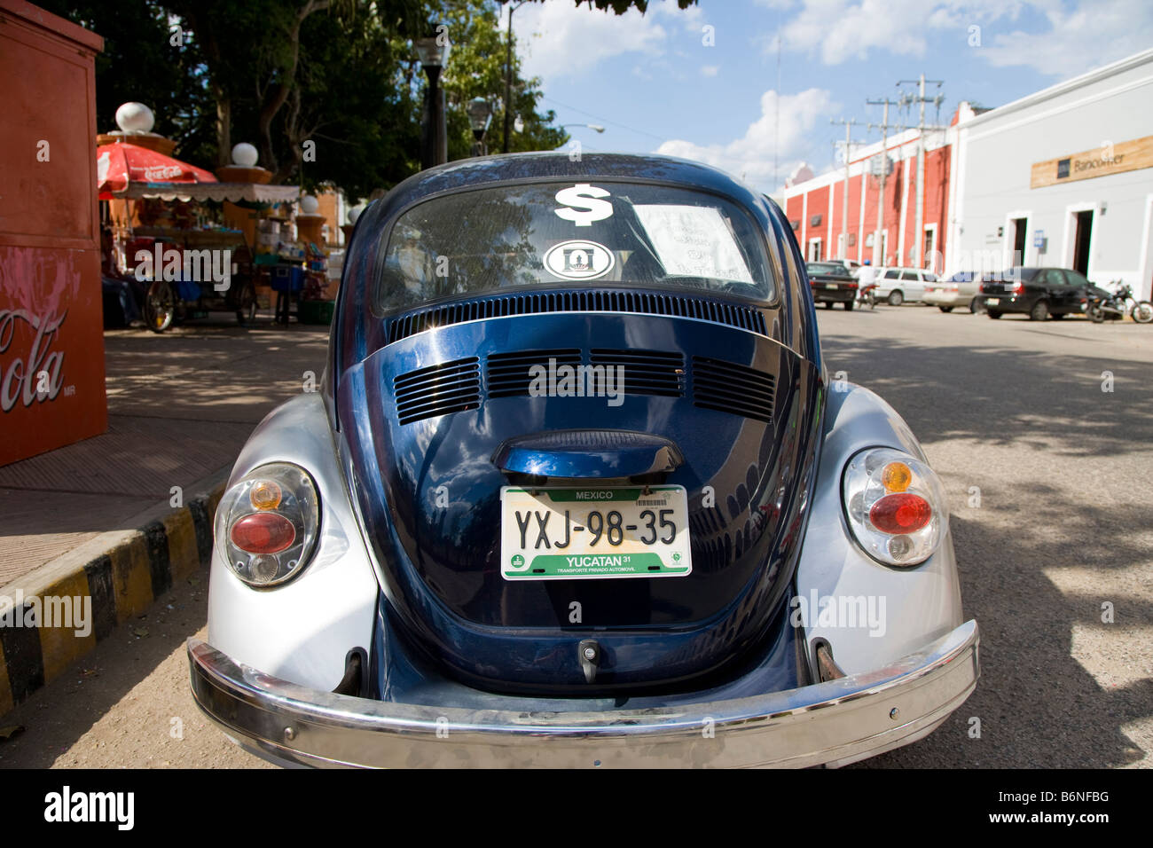 VW Beetle car Valladolid Yucatan Mexico Stock Photo Alamy