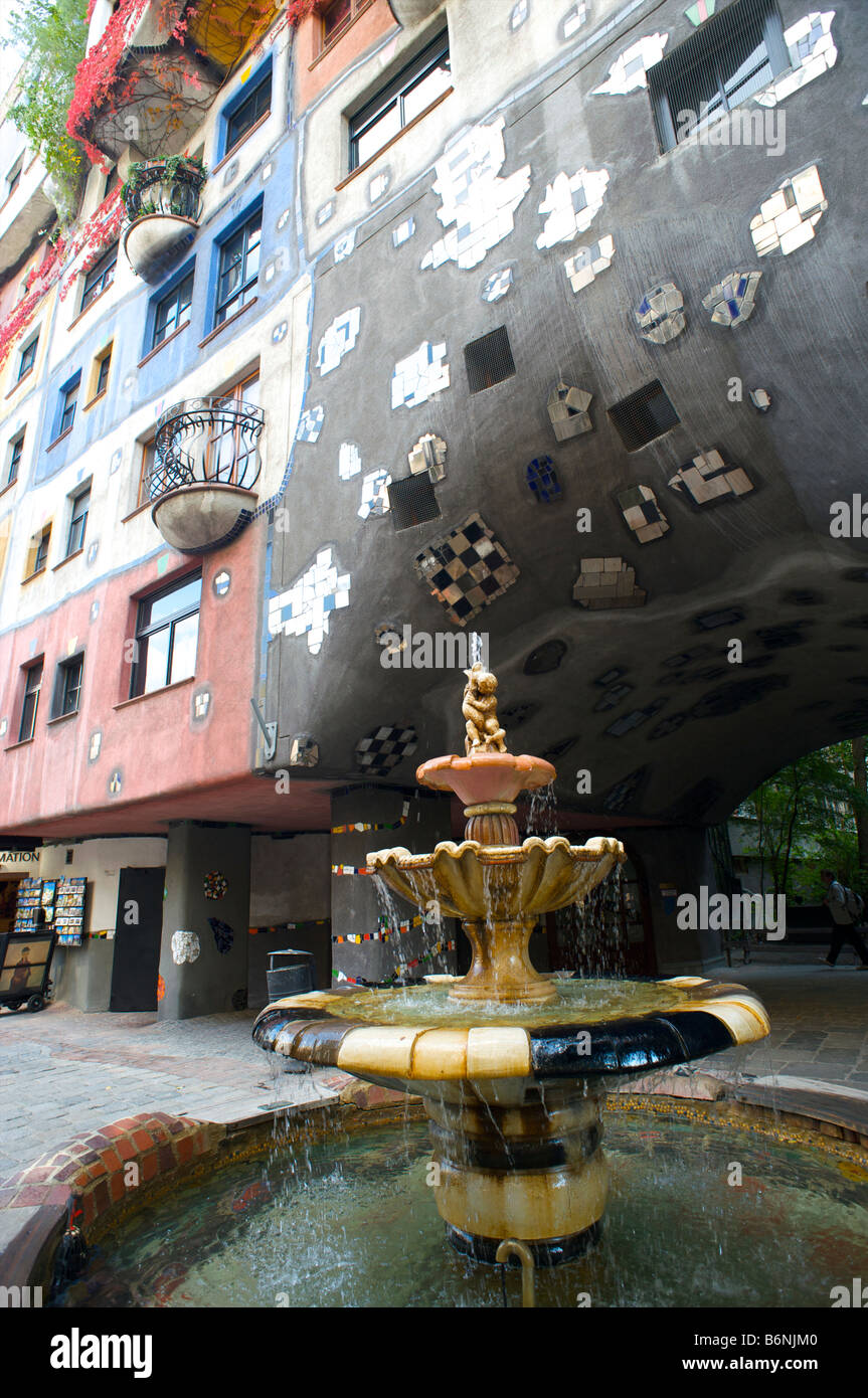 Hundertwasserhaus Vienna Austria Stock Photo