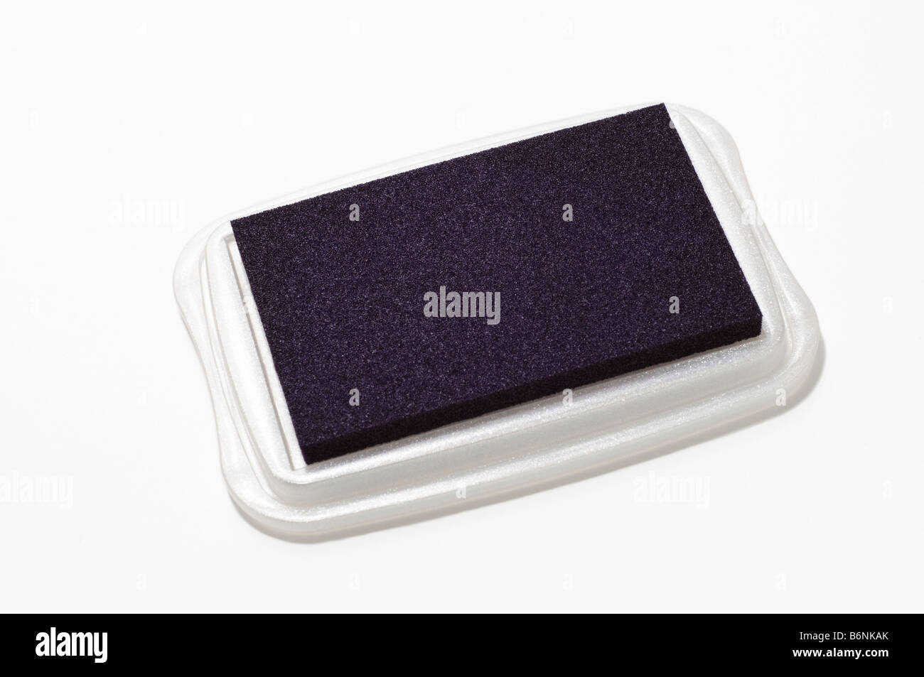 Dark purple rubber stamp ink pad Stock Photo Alamy