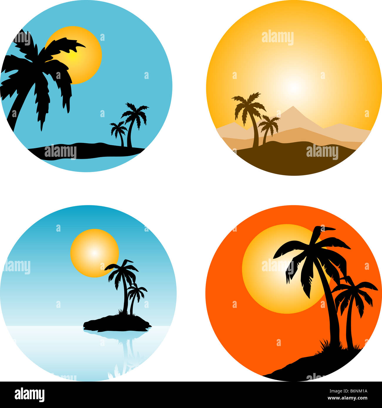 Various scenes of summer Stock Photo Alamy