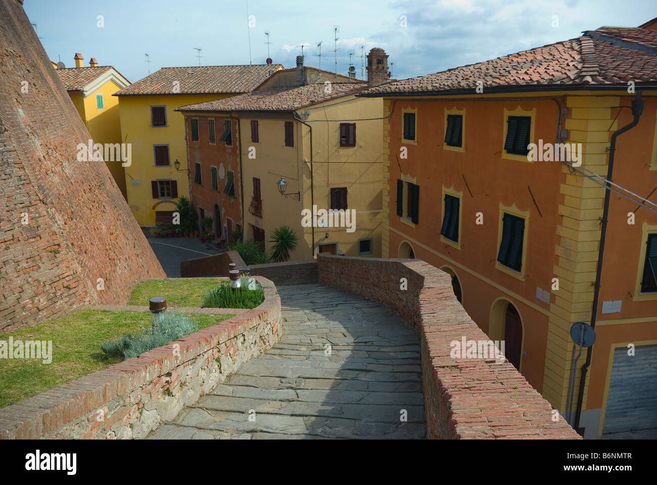 City view of Lari, Tuscany, Italy, Europe Stock Photo