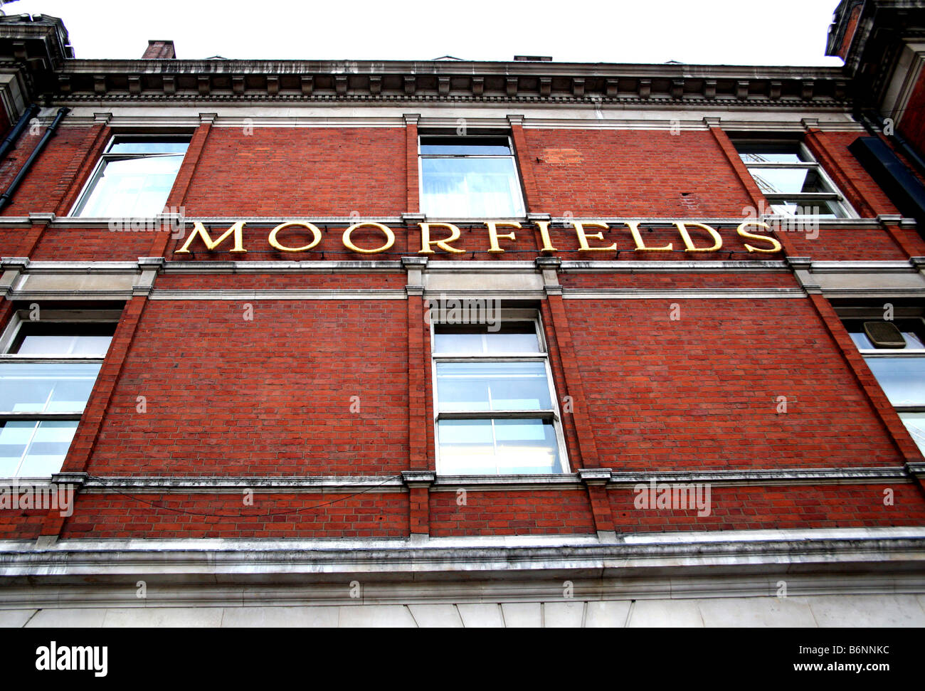 Moorfields Eye Hospital, London (detail) Stock Photo