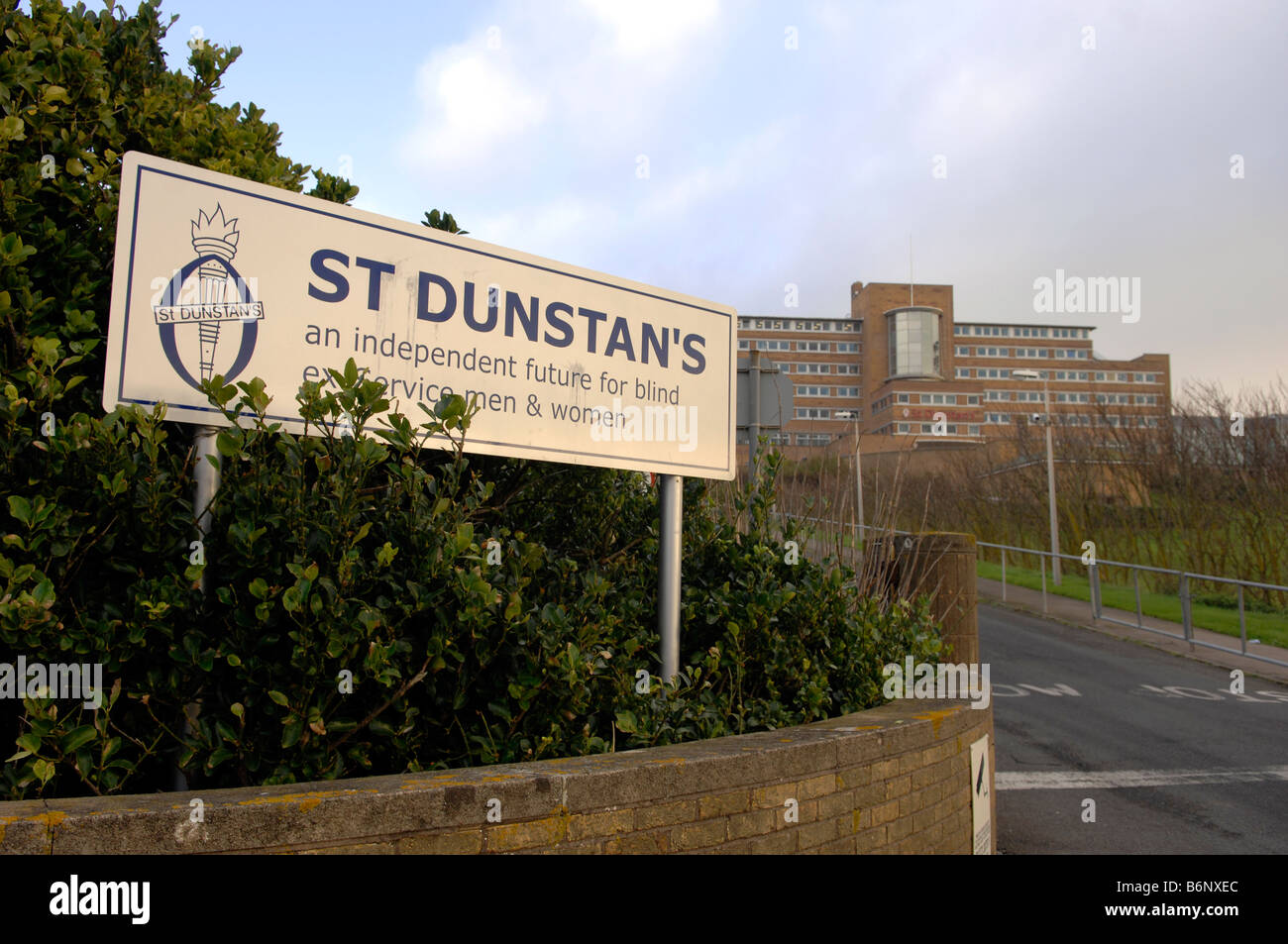 St Dunstan s home for blind ex service men and women near Brighton UK Stock Photo